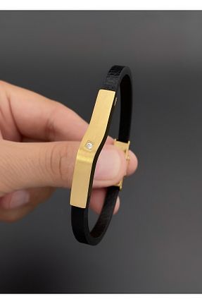 دستبند استیل (فولاد) مشکی زنانه استیل (فولاد) JOLL - کد 763707073