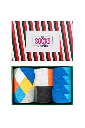 جوراب سفید مردانه پنبه - الاستین The Socks Company - کد 764034240