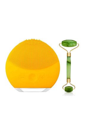 ابزار ماساژ صورت زرد Jade Roller Forever - کد 58772108