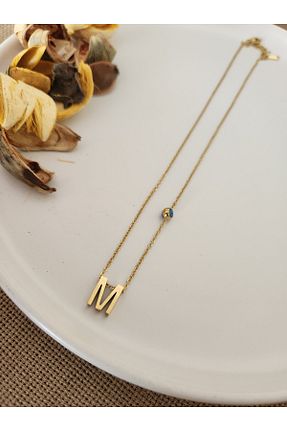 گردنبند استیل ( فولاد ) طلائی زنانه استیل (فولاد) HERCY - کد 146257211
