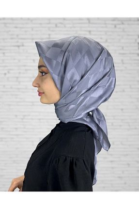 روسری طوسی 90 x 90 Siyane - کد 764368884