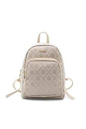 کوله پشتی بژ زنانه سایز متوسط Fossil - کد 235804003