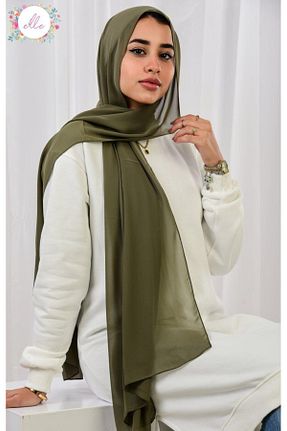 شال سبز زنانه کرپ zeko - کد 764997734