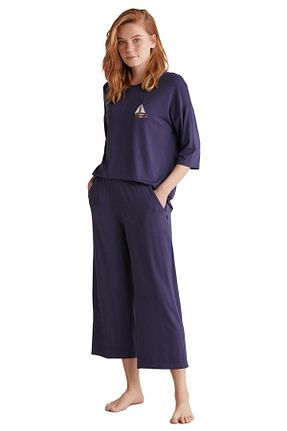 ست لباس راحتی بنفش زنانه بافت دار Nautica - کد 764954043