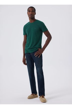 شلوار جین سفید مردانه فاق بلند جین کد 764932588