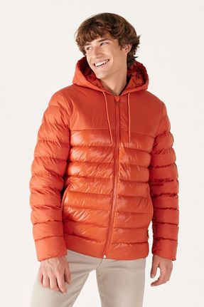 کاپشن نارنجی مردانه رگولار Wrangler - کد 765387889
