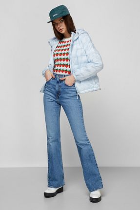 کاپشن آبی زنانه رگولار Levi