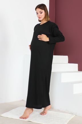 لباس شب حاملگی مشکی زنانه کد 766216307