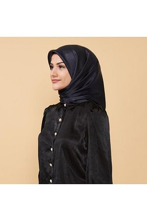 روسری سرمه ای 100 x 100 ALLURİNG - کد 244679480