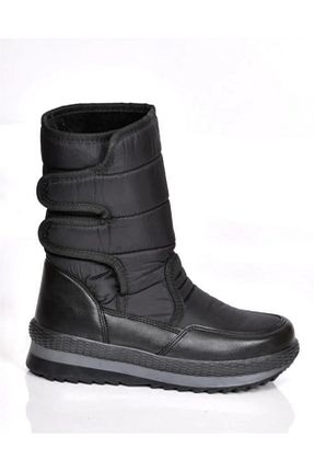 بوت برفی مشکی زنانه پارچه نساجی Gore-Tex کد 766360691