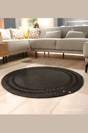 فرش مشکی Çift Taraflı Türkmen Ev Tekstil - کد 750418682