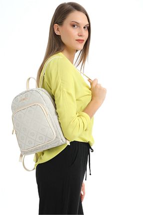 کوله پشتی بژ زنانه سایز متوسط Fossil - کد 235804003