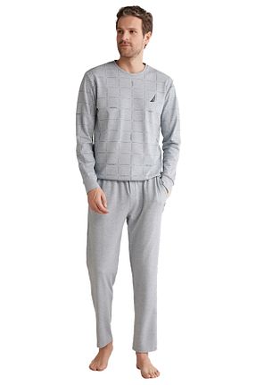 ست لباس راحتی آبی مردانه ساده Nautica - کد 764246501