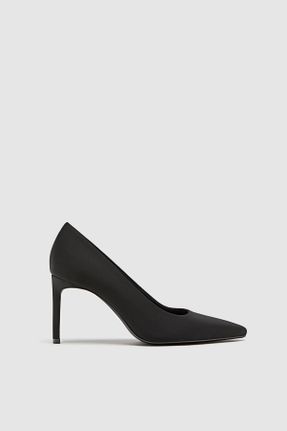 کفش پاشنه بلند کلاسیک مشکی زنانه پلی استر پاشنه نازک پاشنه متوسط ( 5 - 9 cm ) کد 741434336
