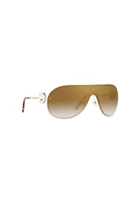 عینک آفتابی طلائی زنانه UV400 Miu Miu - کد 765333164