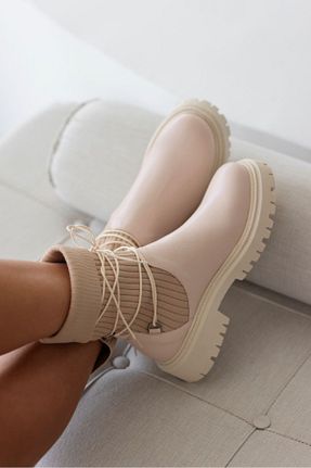 بوت / نیم بوت نباتی زنانه تریکو selinshoes - کد 765387941