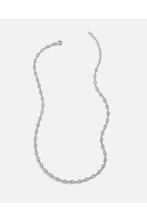 گردنبند نقره سفید زنانه 925 عیار MEKS JEWELS - کد 765391098