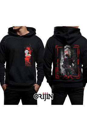 سوئیشرت مشکی زنانه ساده Orijin Tekstil - کد 765411557