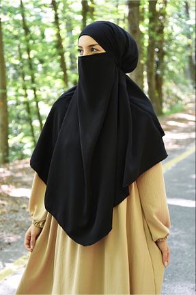 شال مشکی زنانه Medine İpeği Ns nowascarf - کد 765421523