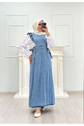 سالوپت آبی زنانه جین moda periy - کد 754943717
