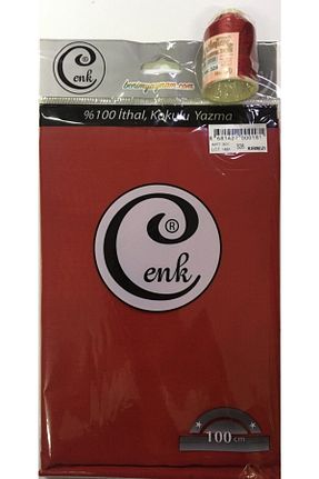 روسری قرمز پلی استر Cenk - کد 46781789