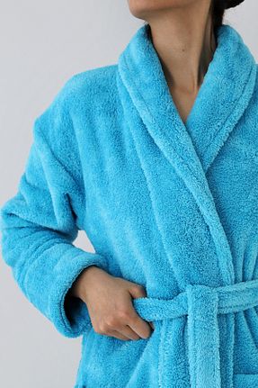 حوله پالتوئی آبی زنانه Wellsoft BOOVI - کد 376024878