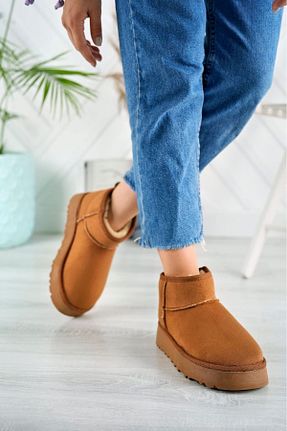 بوت / نیم بوت قهوه ای زنانه جیر B BİLMEZLER - کد 765755917