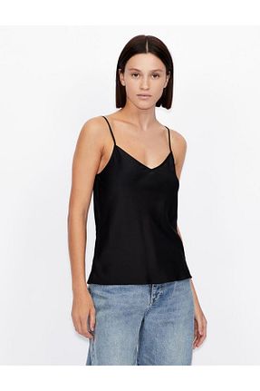 بلوز مشکی زنانه ساده Armani Exchange - کد 765781507
