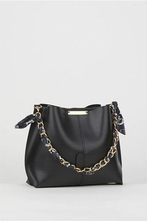 کیف دوشی مشکی زنانه چرم مصنوعی ACCESSORY - کد 766495178