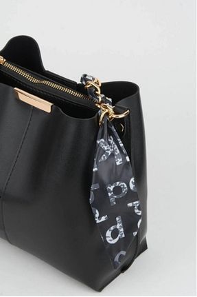 کیف دوشی مشکی زنانه چرم مصنوعی ACCESSORY - کد 766495178