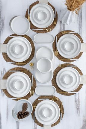 سرویس غذاخوری سفید 6 نفره ACAR - کد 646109921
