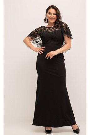 لباس مجلسی و فارغ التحصیلی مشکی زنانه دانتل Hepsibitarz - کد 766852098