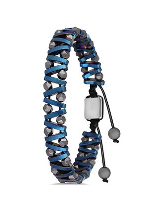 دستبند جواهر مردانه برنجی cheetah quality - کد 765021643