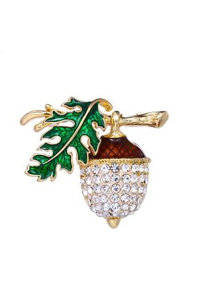 سنجاق سینه سبز زنانه فلزی LWP Shop - کد 765433732