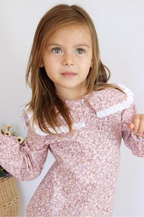 لباس صورتی بچه گانه بافتنی le petit sole - کد 686106203