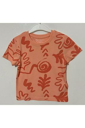 تیشرت نارنجی بچه گانه رگولار giraffa - کد 766127778