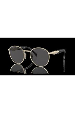 عینک آفتابی متالیک زنانه UV400 Prada - کد 766280287