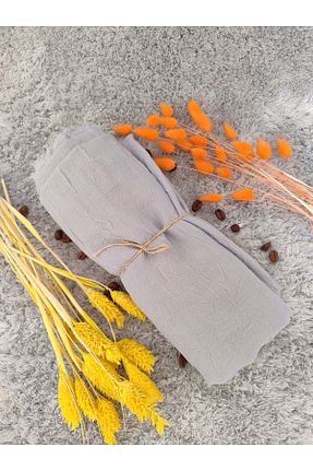 شال طوسی زنانه پنبه ای BEFGROUP - کد 766778827