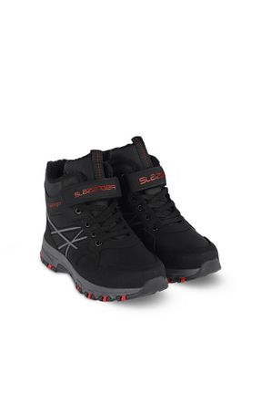 بوت / نیم بوت مشکی بچه گانه چرم مصنوعی Slazenger - کد 766550304