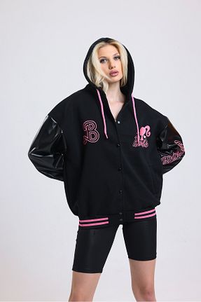کت صورتی زنانه اورسایز VENTİ - کد 766200041