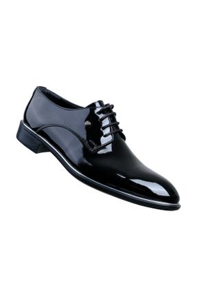 کفش کلاسیک مشکی مردانه پلی اورتان پاشنه کوتاه ( 4 - 1 cm ) پاشنه پر کد 303516825