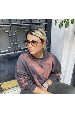 عینک آفتابی قهوه ای زنانه استخوانی NOYZZ - کد 767784009