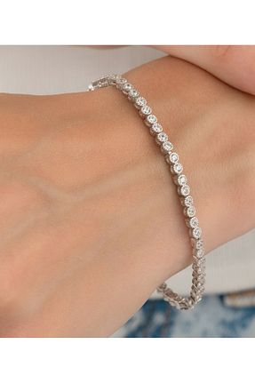 دستبند نقره زنانه 925 عیار silverpoint - کد 767071615