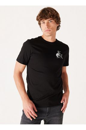 تیشرت مشکی مردانه رگولار Wrangler - کد 767218267
