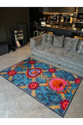 فرش رنگی قابل شستشو Rugs Modern Halı - کد 767216132