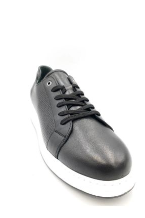 کفش کژوال مشکی مردانه چرم طبیعی کد 248786412