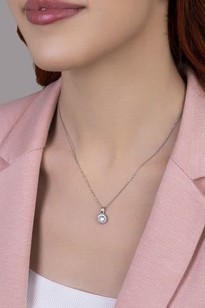 گردنبند نقره زنانه 925 عیار goldberia - کد 748874250