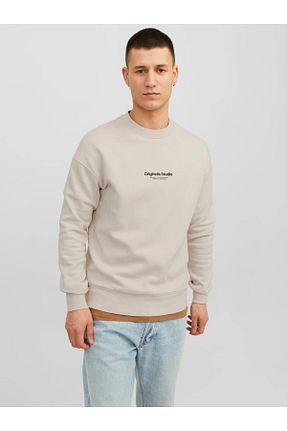 سوئیشرت بژ مردانه نوشته / شعار Jack & Jones - کد 767910682