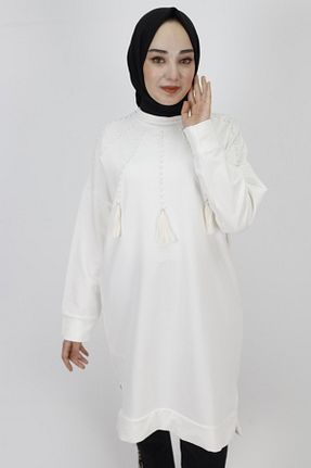 سوئیشرت حجاب نباتی زنانه پنبه پلی استر Butik - کد 767943521