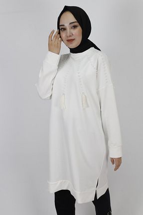 سوئیشرت حجاب نباتی زنانه پنبه پلی استر Butik - کد 767943521